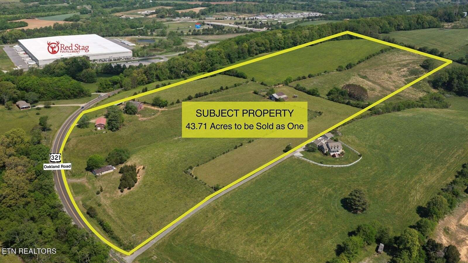 43 Acres of Agricultural & Residential Land for Auction in Sweetwater, Tennessee