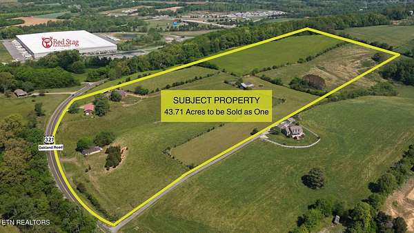 43 Acres of Agricultural & Residential Land for Auction in Sweetwater, Tennessee