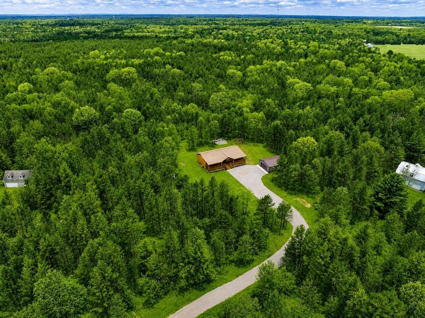 5 Acres of Land with Home for Sale in Necedah, Wisconsin