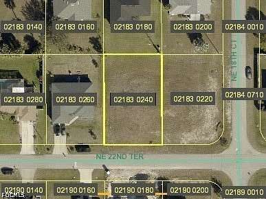 0.23 Acres of Residential Land for Sale in Cape Coral, Florida