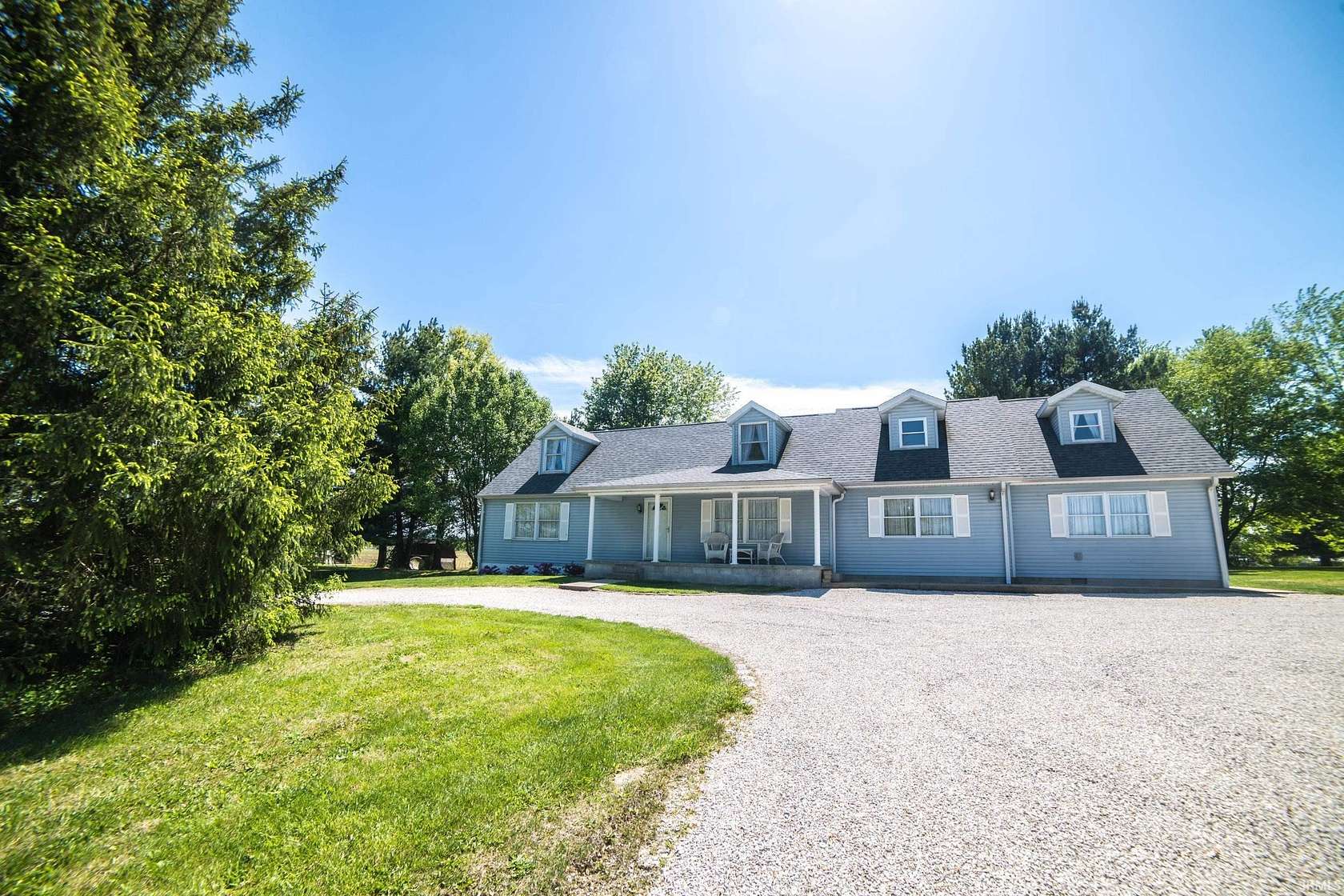 3 Acres of Land with Home for Sale in Mitchell, Indiana