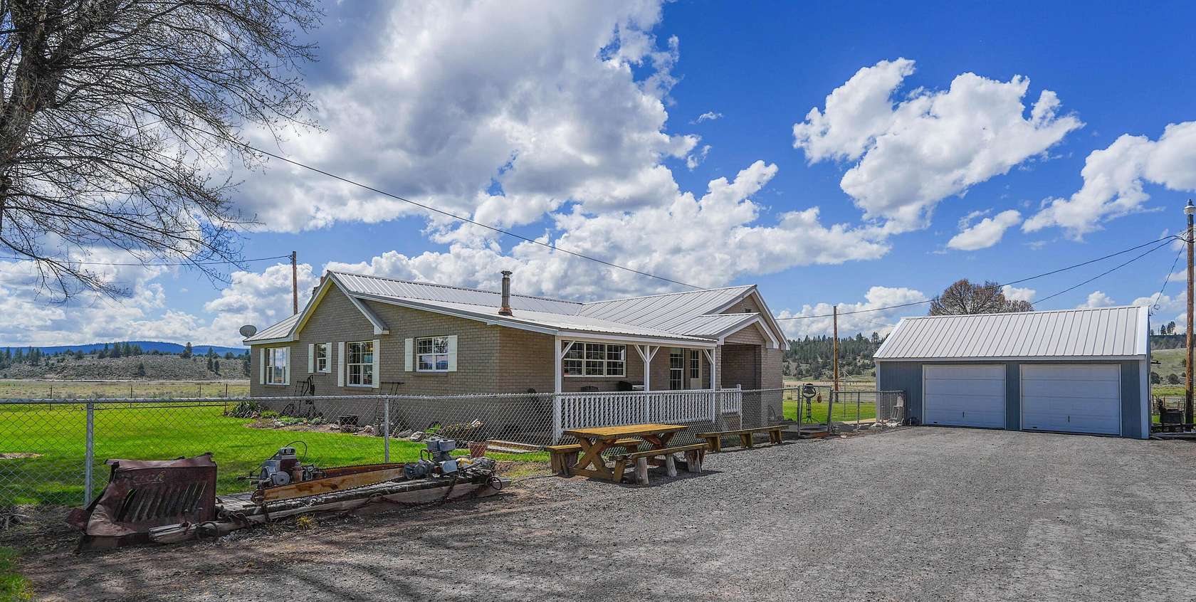 9.77 Acres of Land with Home for Sale in Bly, Oregon