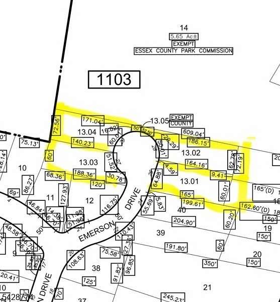 0.21 Acres of Land for Sale in Livingston Township, New Jersey