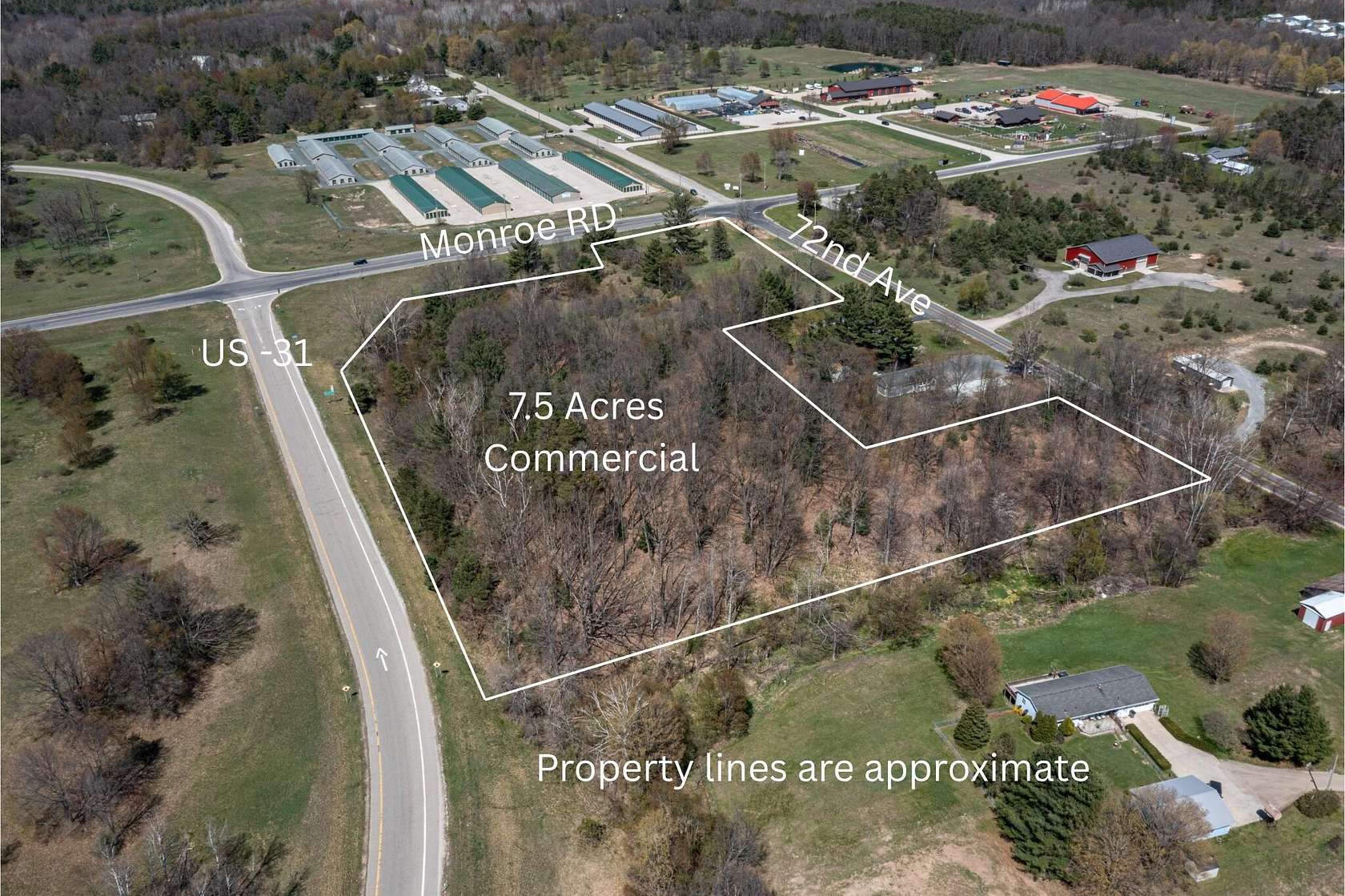 7.5 Acres of Land for Sale in Hart, Michigan