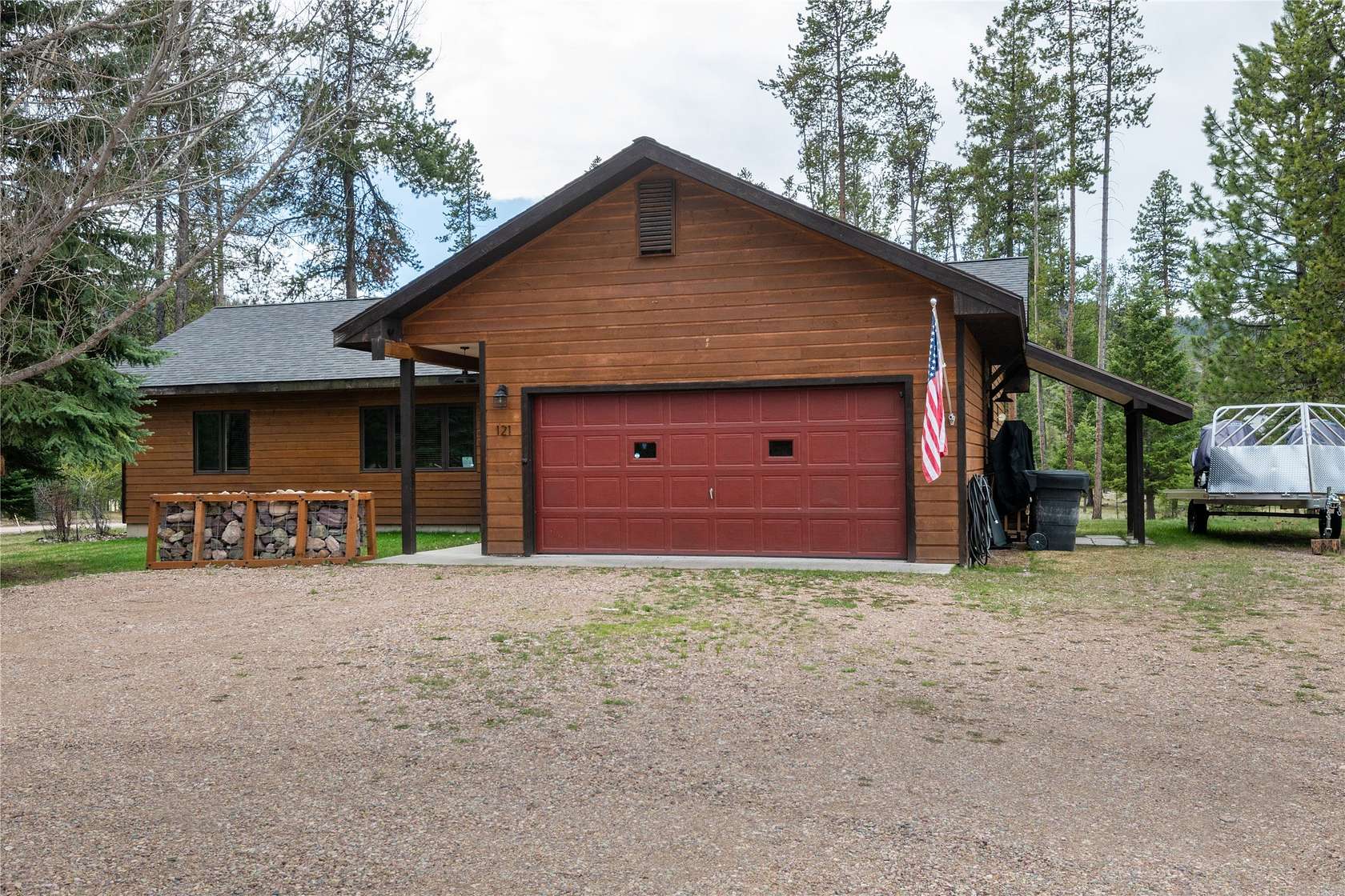 1.53 Acres of Land with Home for Sale in Seeley Lake, Montana