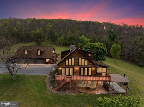 85 Acres of Land with Home for Sale in Rio, West Virginia