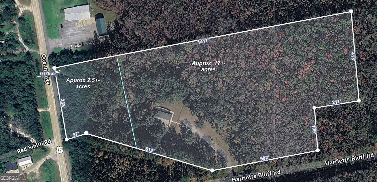 17 Acres of Improved Mixed-Use Land for Sale in Woodbine, Georgia