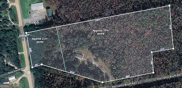 17 Acres of Improved Mixed-Use Land for Sale in Woodbine, Georgia