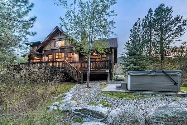 1.5 Acres of Land with Home for Sale in Gallatin Gateway, Montana