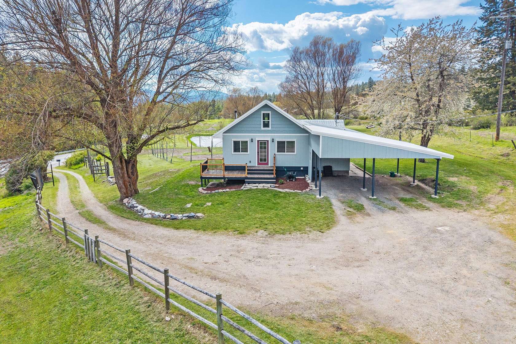6.35 Acres of Land with Home for Sale in Chewelah, Washington