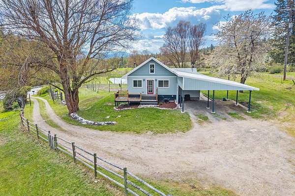 6.35 Acres of Land with Home for Sale in Chewelah, Washington