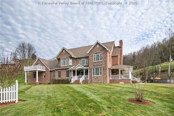 63 Acres of Agricultural Land with Home for Sale in Charleston, West Virginia
