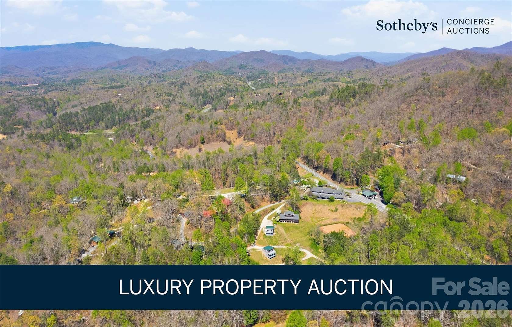 95.4 Acres of Land for Auction in Bryson City, North Carolina