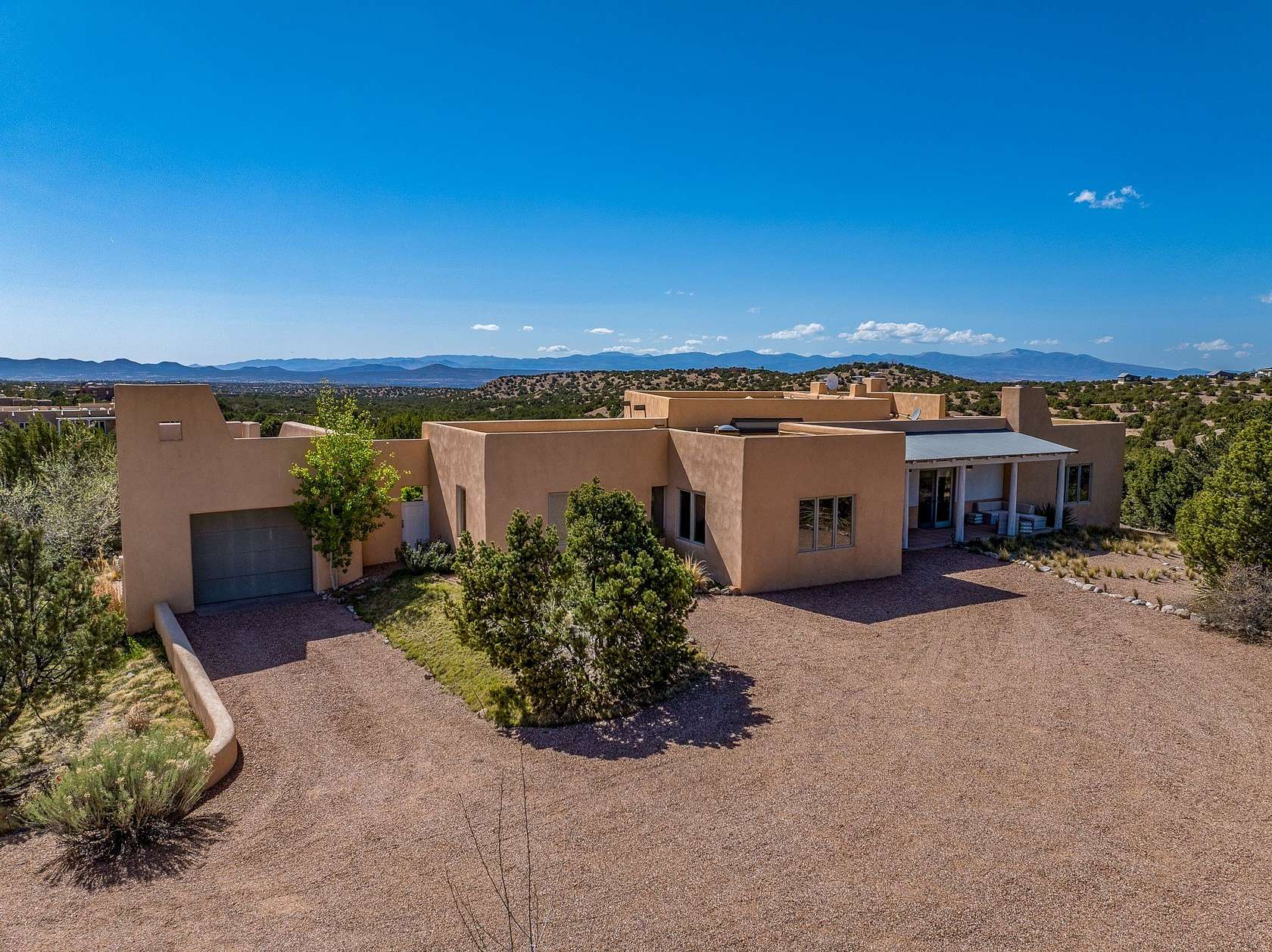 2.5 Acres of Land with Home for Sale in Santa Fe, New Mexico