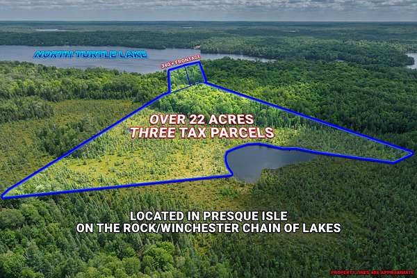 22.1 Acres of Land for Sale in Winchester, Wisconsin