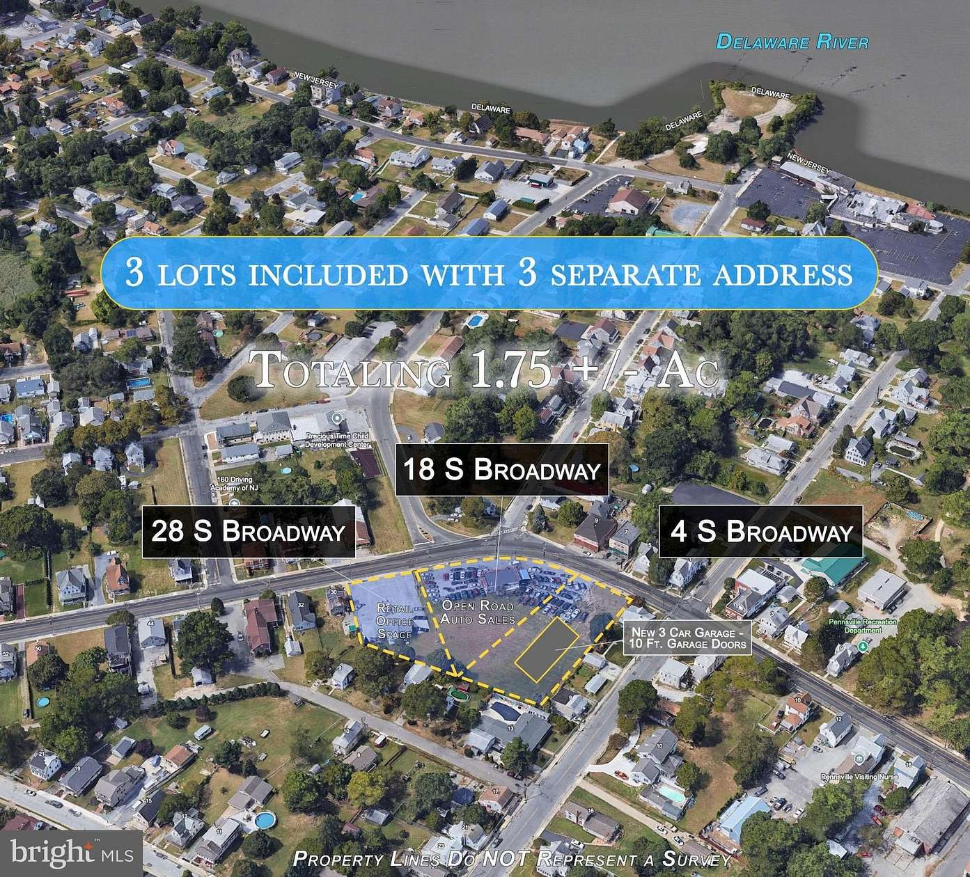 0.5 Acres of Commercial Land for Sale in Pennsville, New Jersey