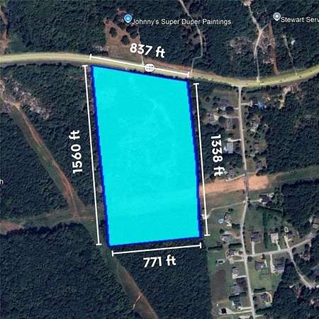 27.2 Acres of Recreational & Residential Land for Sale in Covington, Georgia