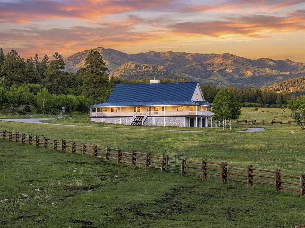 35.1 Acres of Recreational Land with Home for Sale in Pagosa Springs, Colorado