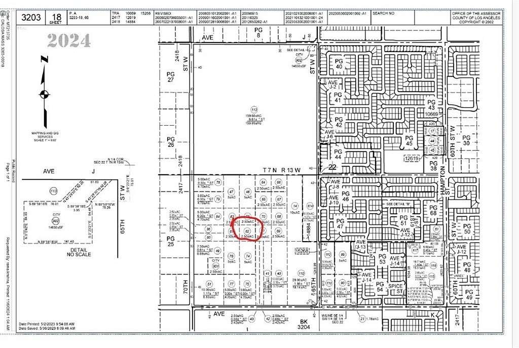 2.51 Acres of Land for Sale in Del Sur, California