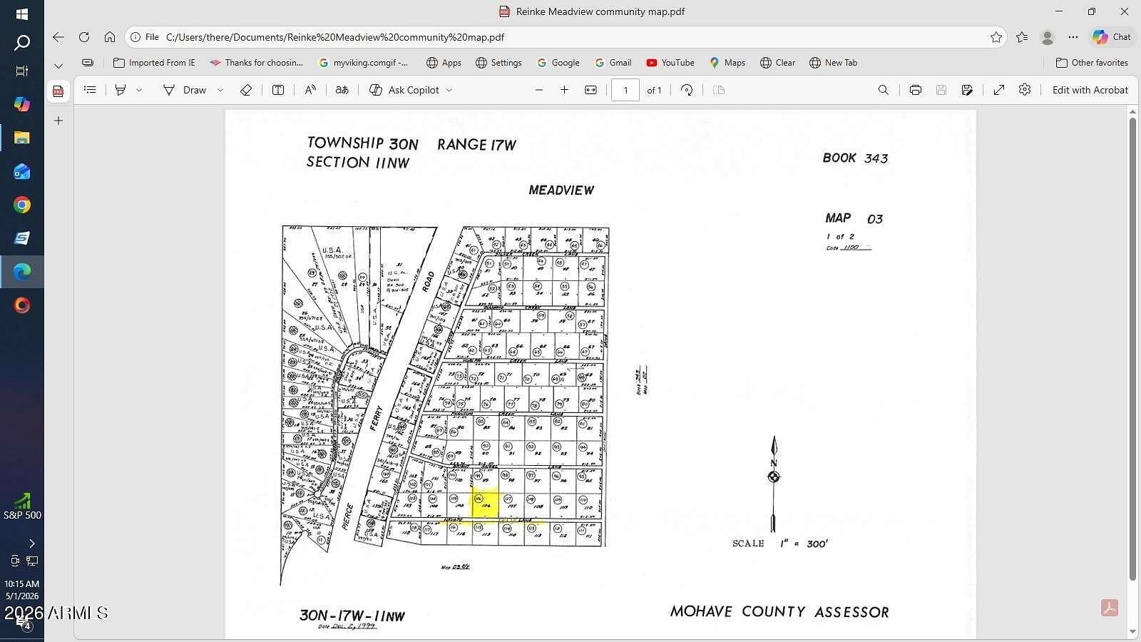 1 Acre of Residential Land for Sale in Meadview, Arizona