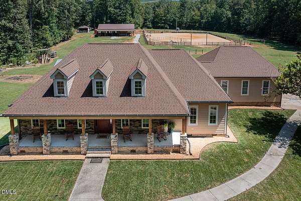 25 Acres of Agricultural Land with Home for Sale in Rougemont, North Carolina
