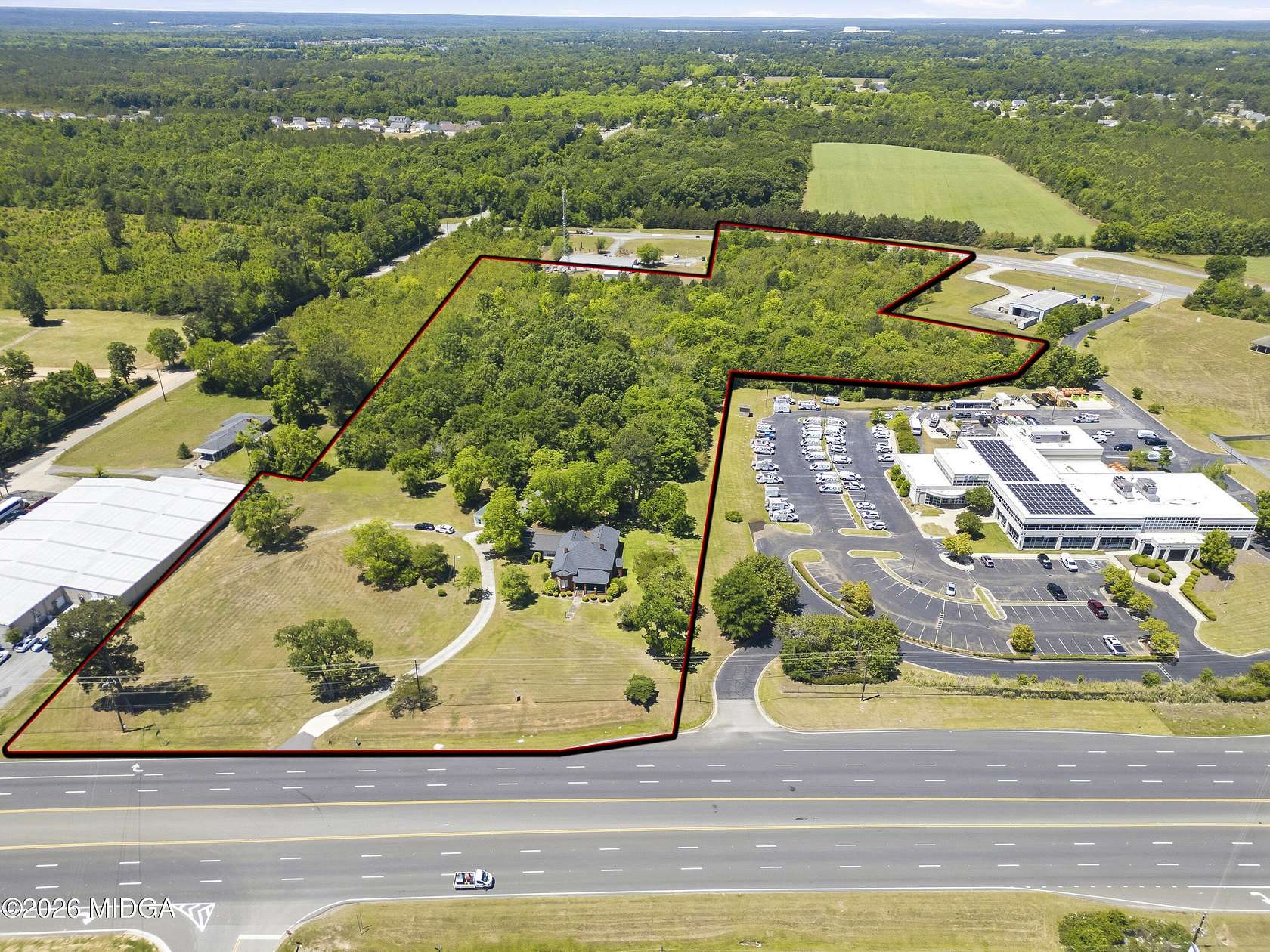 14.5 Acres of Commercial Land for Sale in Macon, Georgia