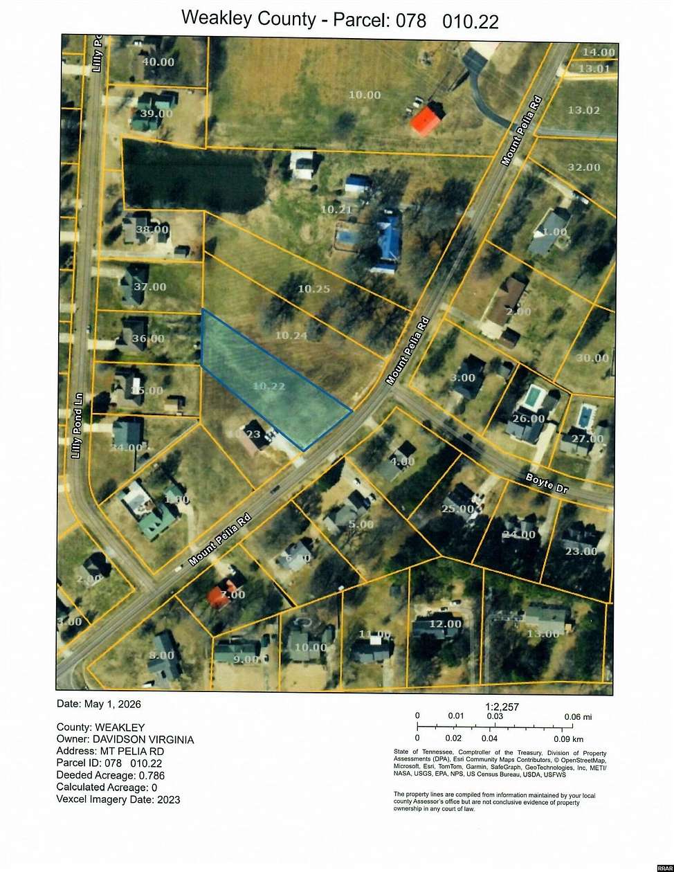 0.78 Acres of Residential Land for Sale in Martin, Tennessee