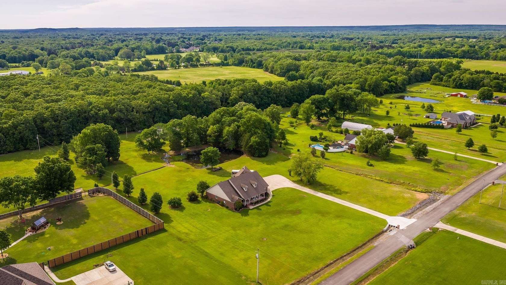 4.84 Acres of Land with Home for Sale in Conway, Arkansas