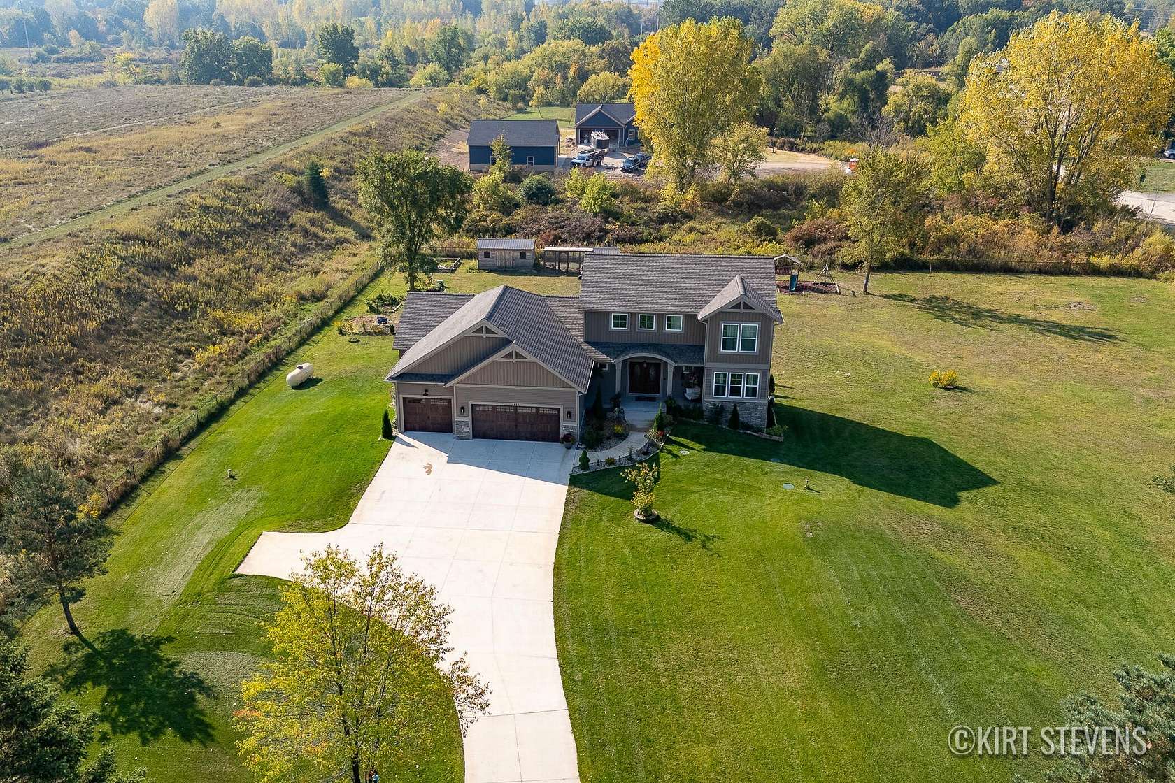 2 Acres of Land with Home for Sale in Caledonia, Michigan