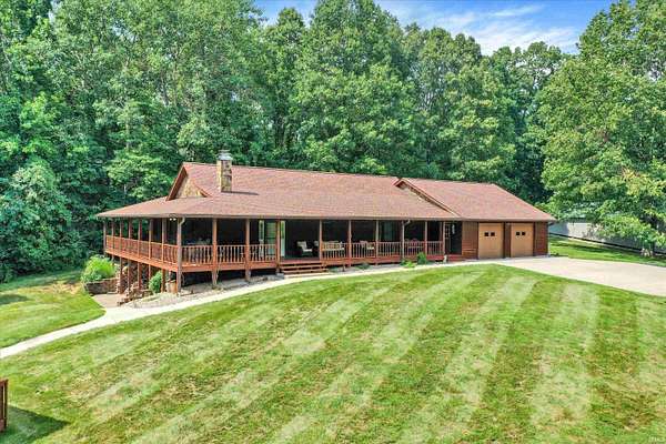 22.5 Acres of Recreational Land with Home for Sale in Bloomington, Indiana