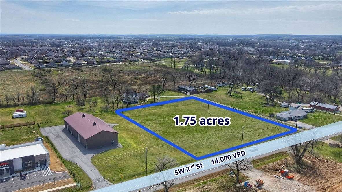 1.75 Acres of Commercial Land for Sale in Bentonville, Arkansas