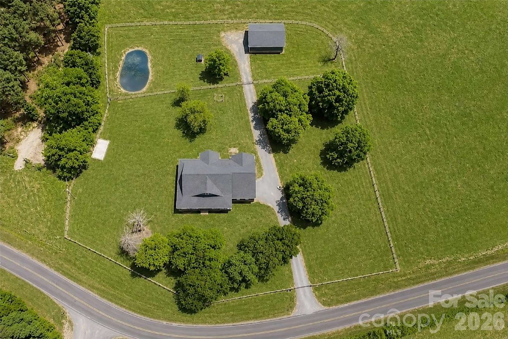 2.33 Acres of Land with Home for Sale in New London, North Carolina