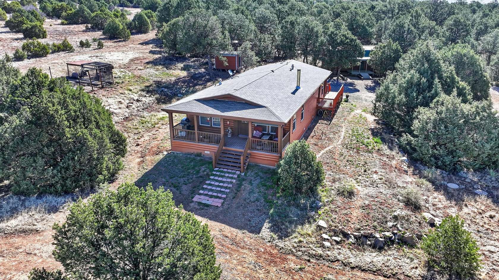 11.8 Acres of Land with Home for Sale in Tijeras, New Mexico