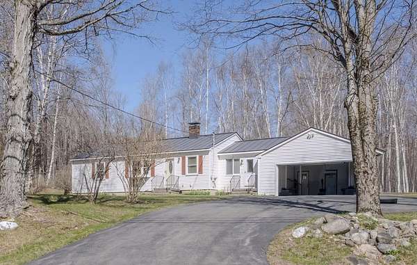 8.89 Acres of Land with Home for Sale in Skowhegan, Maine