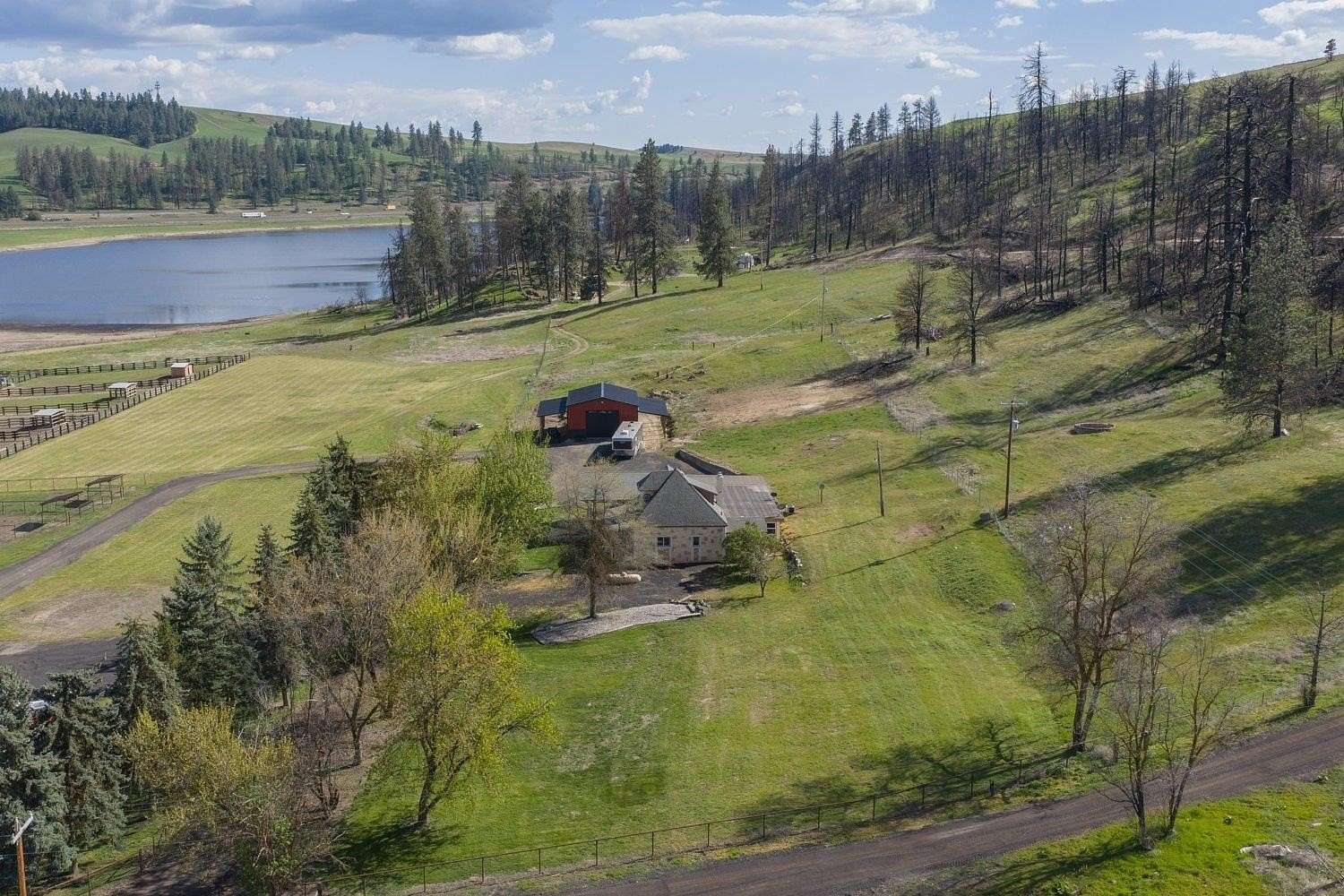 10 Acres of Recreational Land with Home for Sale in Cheney, Washington
