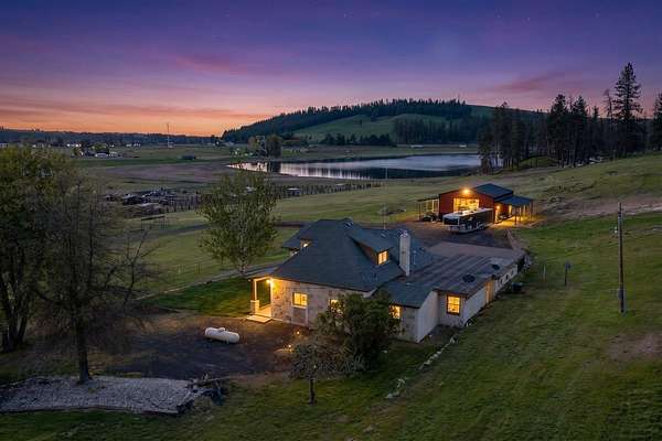 10 Acres of Recreational Land with Home for Sale in Cheney, Washington