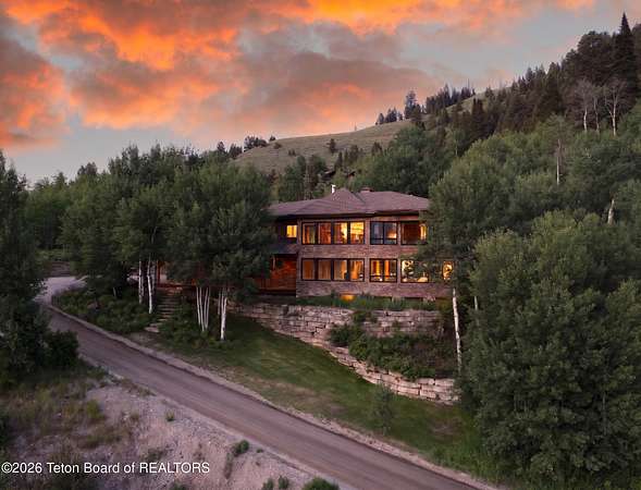 4.86 Acres of Land with Home for Sale in Jackson, Wyoming