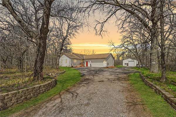 5 Acres of Land with Home for Sale in Harris, Minnesota