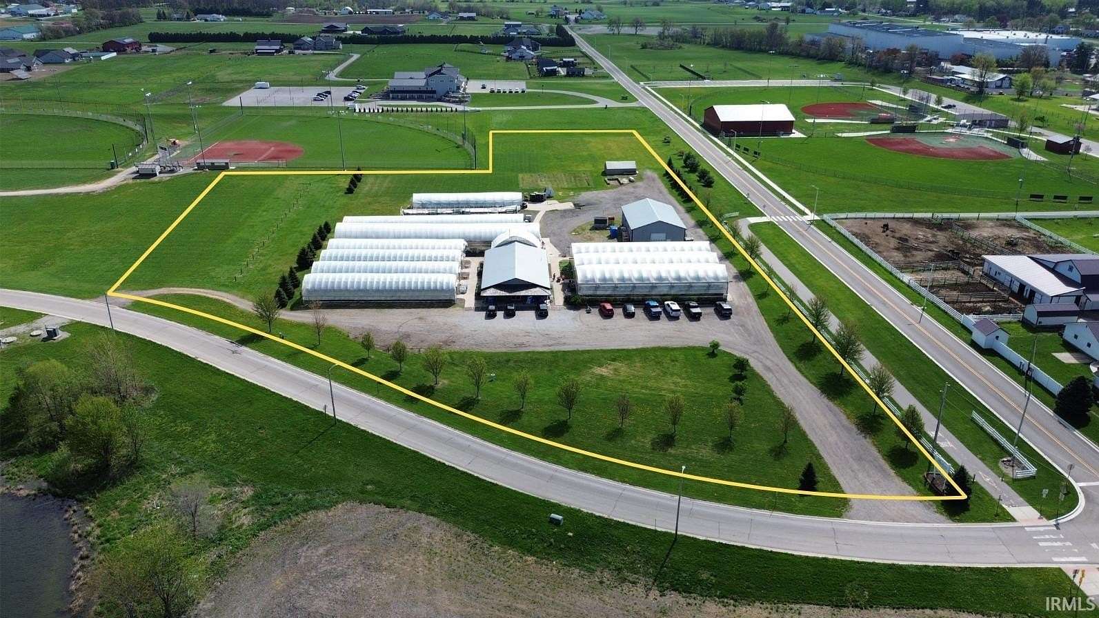 5.59 Acres of Improved Commercial Land for Auction in Shipshewana, Indiana
