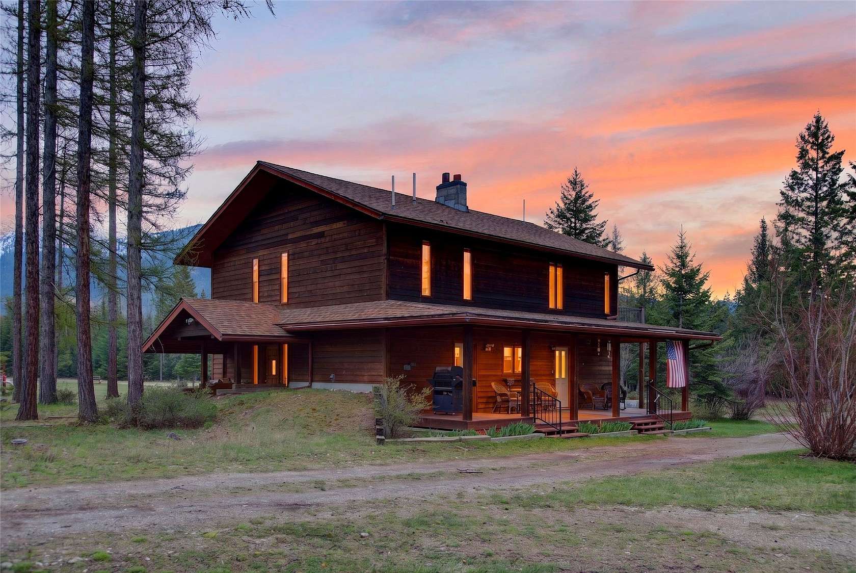20 Acres of Land with Home for Sale in Kalispell, Montana