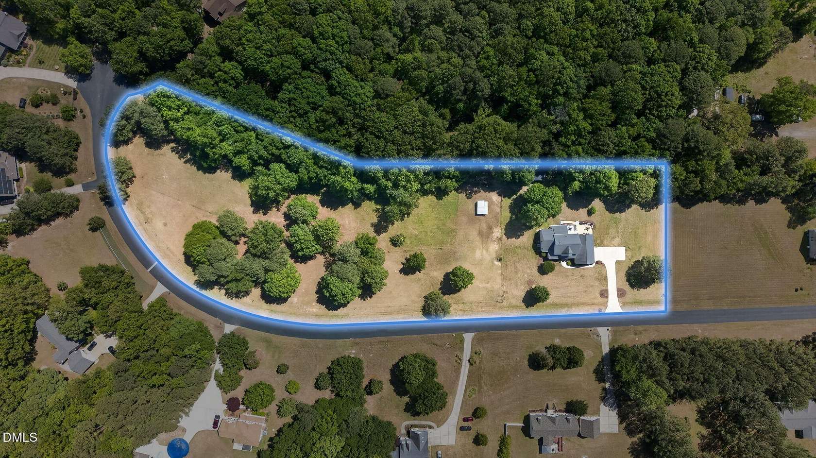 3.9 Acres of Land with Home for Sale in Zebulon, North Carolina