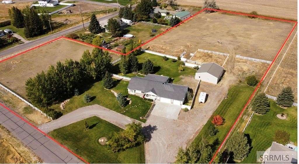 4.87 Acres of Land with Home for Sale in Rigby, Idaho