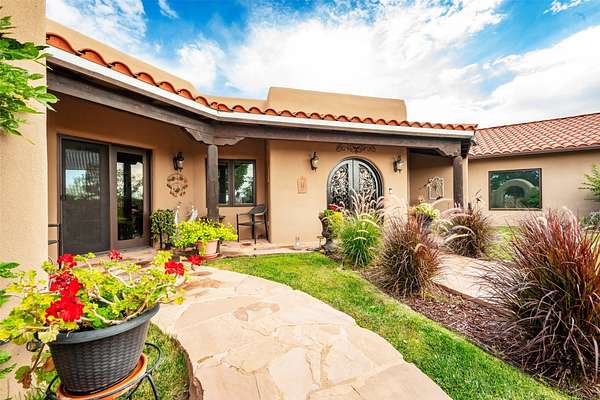 12.8 Acres of Land with Home for Sale in Santa Fe, New Mexico