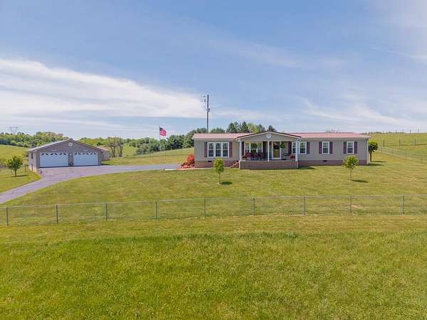 9.23 Acres of Land with Home for Sale in Max Meadows, Virginia