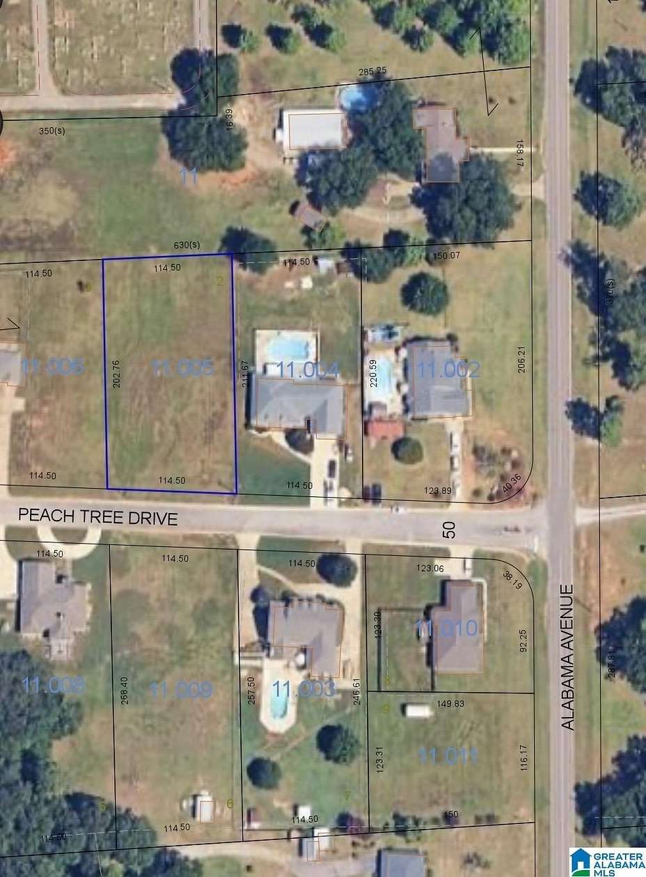 0.54 Acres of Residential Land for Sale in Thorsby, Alabama