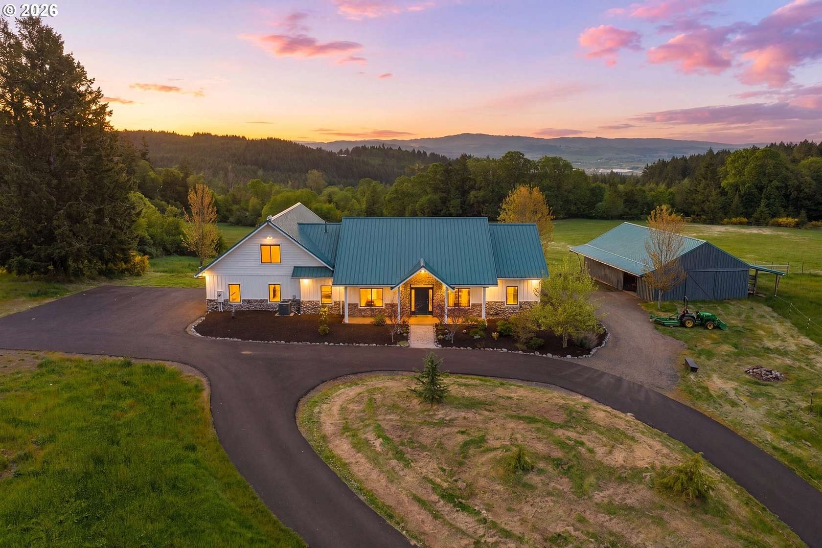 60.4 Acres of Land with Home for Sale in Yamhill, Oregon