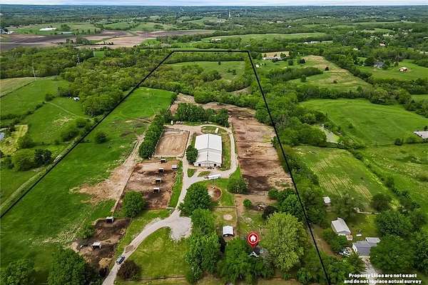 40.6 Acres of Agricultural Land with Home for Sale in Holt, Missouri