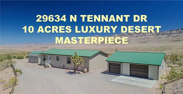 10 Acres of Land with Home for Sale in Meadview, Arizona