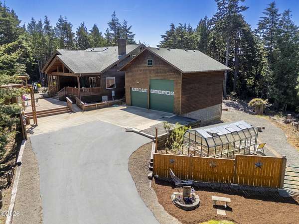 1.8 Acres of Land with Home for Sale in Waldport, Oregon