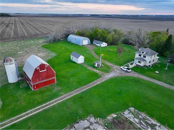 11.8 Acres of Land with Home for Sale in Bird Island, Minnesota